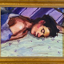 Purple lady